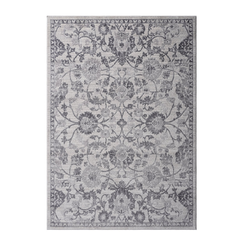 Tapis gris 6X9 par Loom &