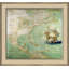 Map Of The Americas 1 Giclee Print by Finn And Ivy
