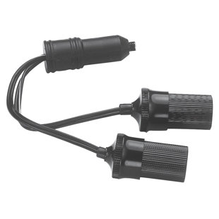 12 Volt Twin Plug-In Cigarette Lighter Sockets