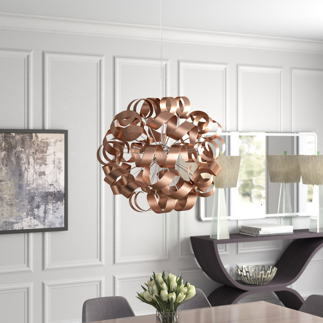 Ailis 12 - Light Sputnik Chandelier Wade Logan® 