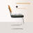 Ailbhe 18.9'' H Tufted Upholstered Cantilever Chair-1321663775