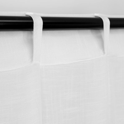 Rideau en polyester 2 pièces Mosa