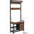 Hall Tree 31.5'' Wide with Bench and Shoe Storage