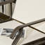 Banc oscillant d'extérieur avec table centrale Outsunny