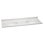 61 Inch Cultured Marble Vanity Top, Two Sinks with Backsplash, White