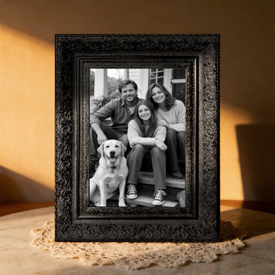 Black 1PC Versatile Picture Frame for 11" x 14" Photos and Desk Decor