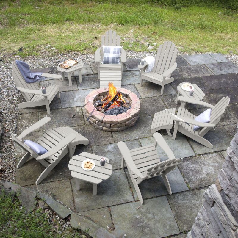 Anette 12 Piece Multiple Chairs Seating Group, Harbor Gray