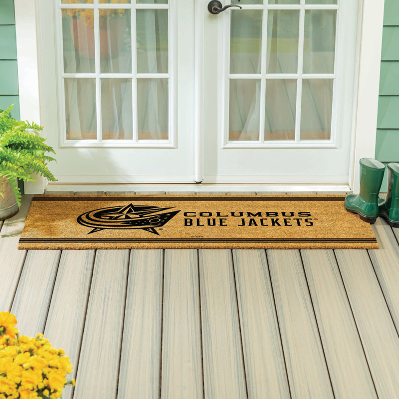 Très grand tapis de couleur unie Columbus Blue Jackets, 60 po x 24 po