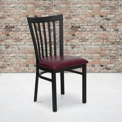Oliverson School House Back Metal Restaurant Chair