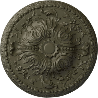 Médaillon de plafond 19 5/8 "x P 3/4" P Amelia (convient aux auvents jusqu'à 2 3/8 ")