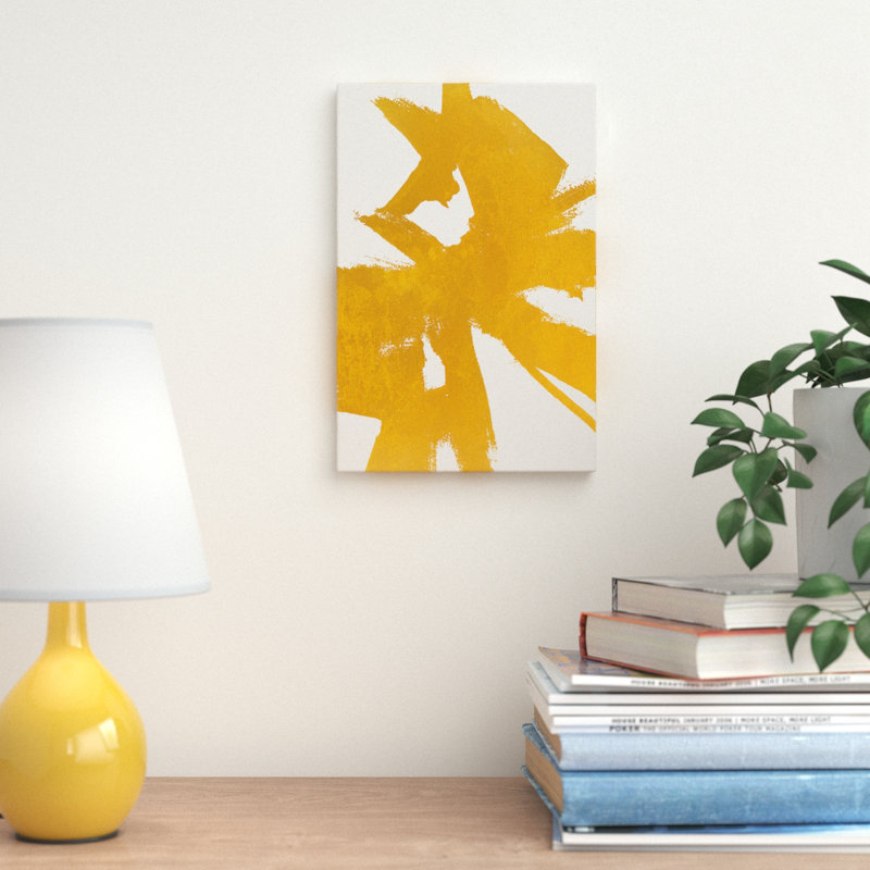 Dessin abstrait I par Laura Mae Dooris - Peinture sur toile, H 8 po x l 12 po x p 0,75 po, Toile tendue, No Frame