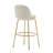 Indoor Metal Upholstered Barstool, Gold Finished Frame And Upholstery, Set Of 2-2028913072