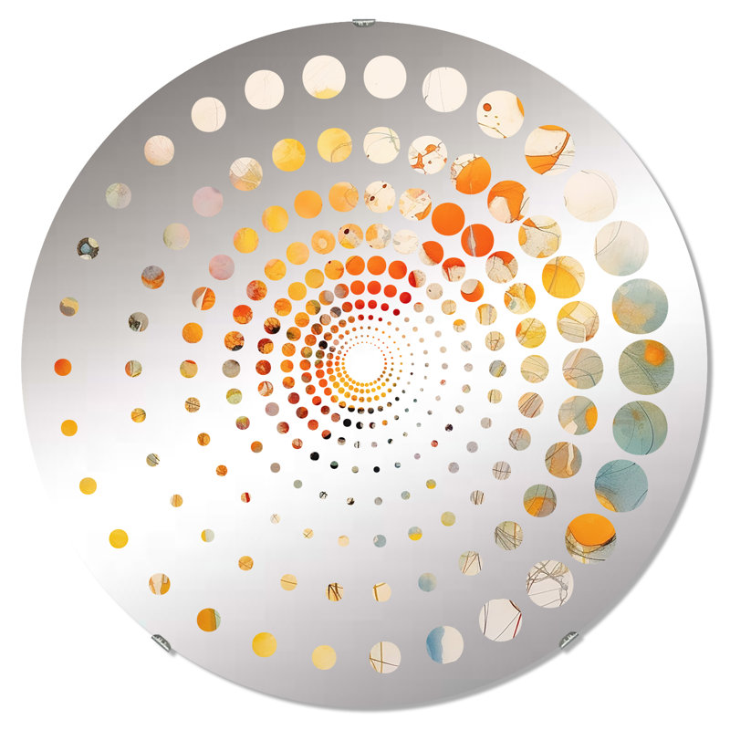 Keiah Circle Mirror, 23.6" x 23.6"