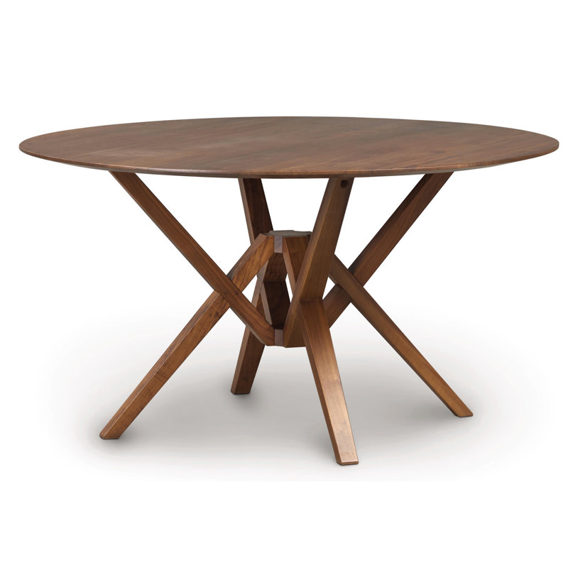 Table de bout fixe Exeter, L 54 po x l 54 po, Noyer naturel