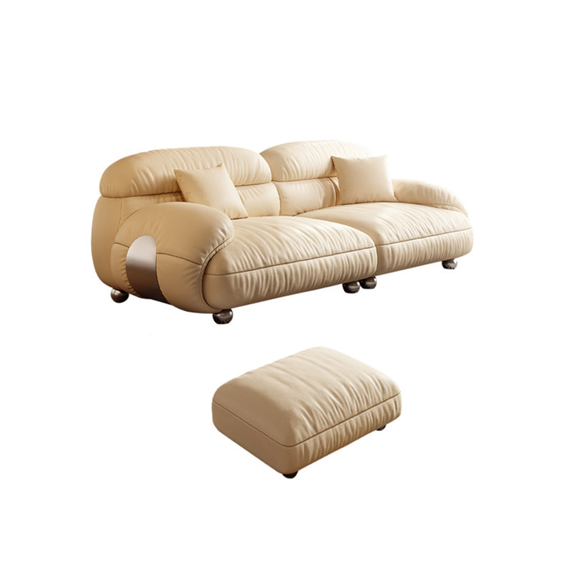 Ensemble de canapé à rangée droite de style traditionnel chinois, H 33,07 po x l 86,61 po x P 38,18 po