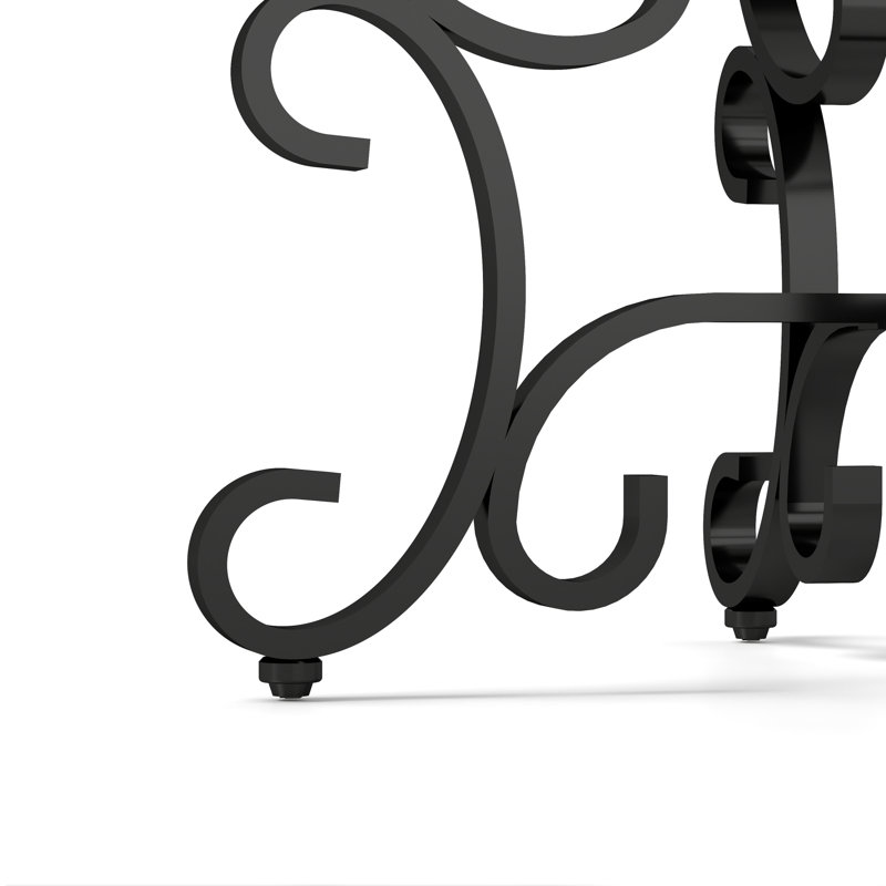 ensemble de tables basses de trois pièces avec surface en verre trempé, tables de bout et de bout rondes, design noir rustique pour le salon