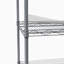 Étagère ajustable robuste à 5 niveaux et étagère, 300 lb. Par tablette métallique, avec roulettes et doublures de tablette-1739829404