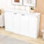 Lit escamotable, pliable dans une élégante armoire blanche-1379446705-1379446703