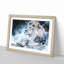 Beautiful Lion in Abstract - Picture Frame Painting Print-55685681-55685682