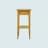 Contemporary Yellow Nightstand