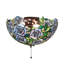 Luminaire de ventilateur de jardin 16 po de large Rose