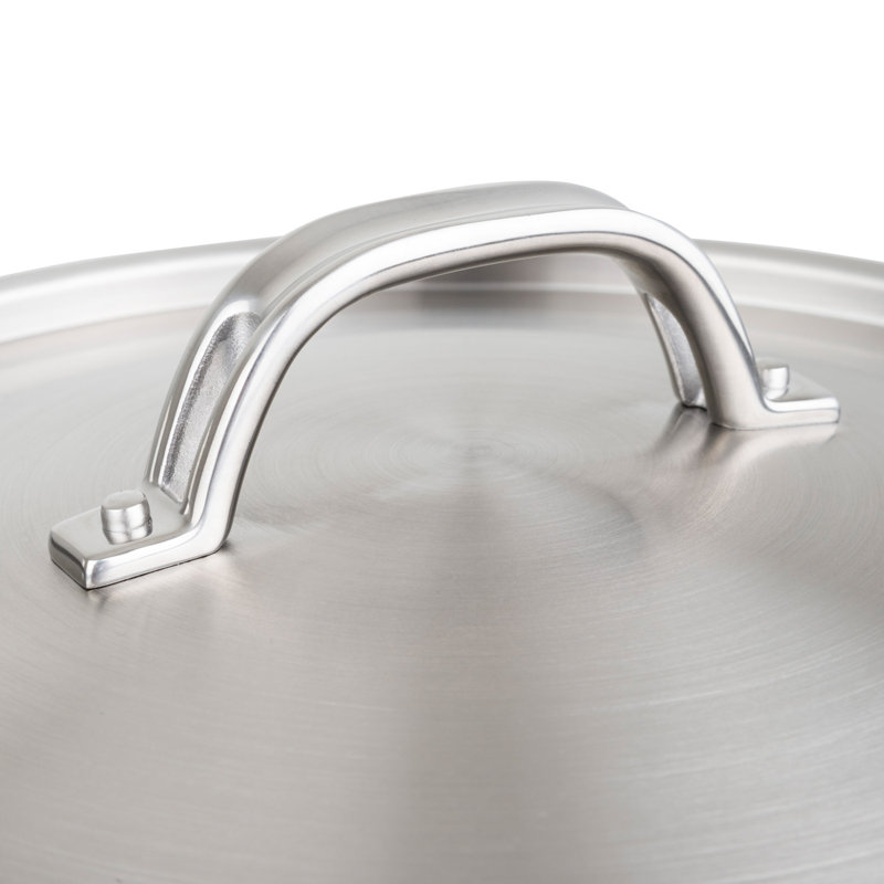 Viking Professional 6.4 Qt Stainless Steel Saute Pan with Lid