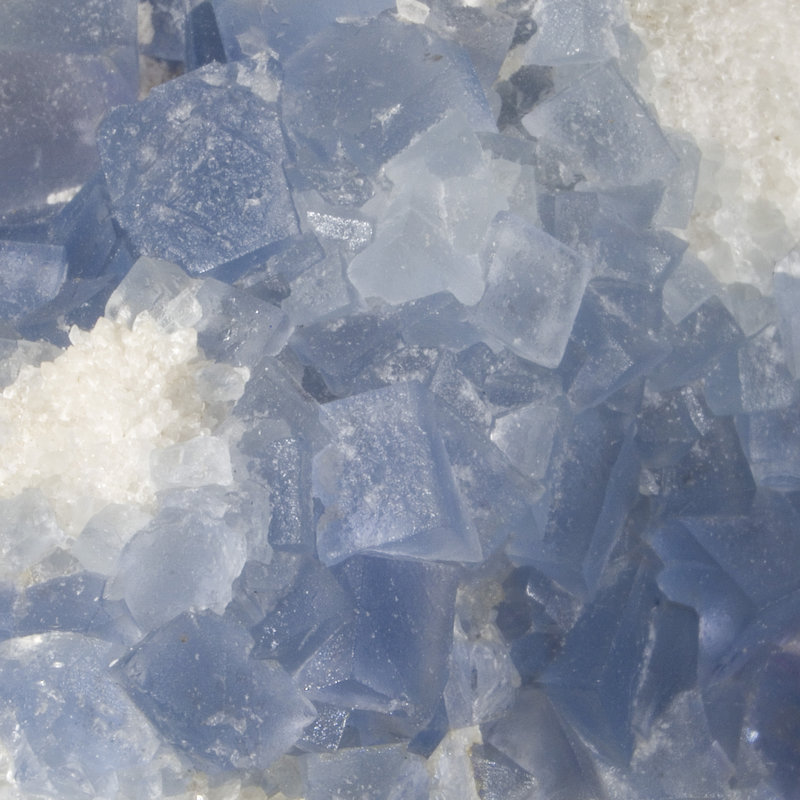 Fluorite bleue - Mine Blanchard, Nouveau-Mexique, États-Unis