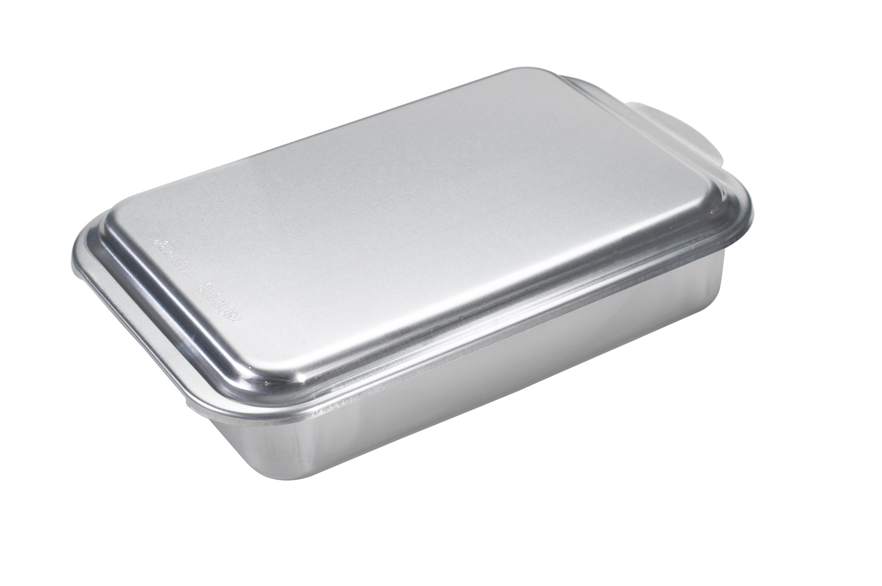 Nordic Ware - Nordic Ware Naturals Aluminum Commercial 8 x 8 Square Cake  Pan, 8 by 8 inches, Silver 