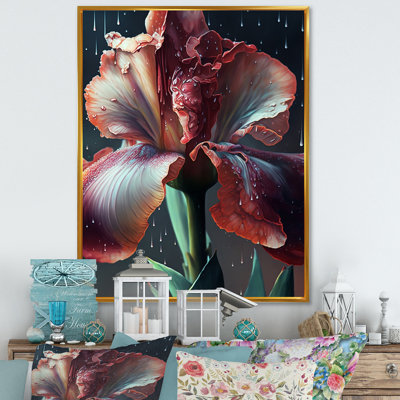 " Red Gladiolus Flowers I "