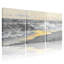 Ensemble de 3 tableaux muraux imprimés « Vagues de l'océan au coucher du soleil »-10949245