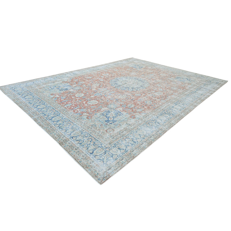 One-of-a-Kind Rectangle 9'7" X 13'5" Hand Knotted Area Rug