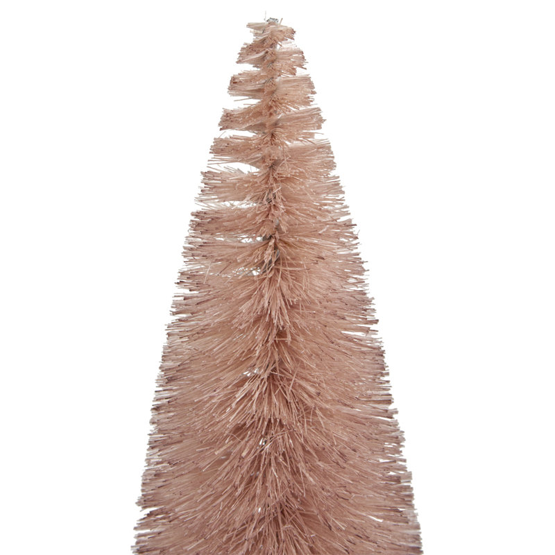 Arbre de Noël en sisal, Marron, H 14 pi x l 3 pi x P 3 pi