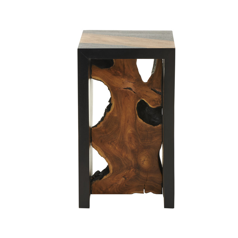 Clerveau Solid Wood End Table