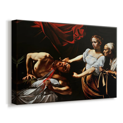 Judith décapitant Holofernes-Caravage-Gallery, toile tendue-c. 1599-1602
