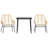 Patio Dining Set With Cushions Poly Rattan Glass-1616935867-1616935857-1616935870