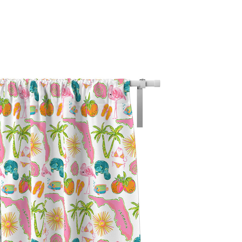 Panneaux de rideaux semi-transparents (DSQ est réglé à 2), L 20 po x L 52 po