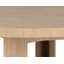 Elma Round Oak Pedestal Dining Table