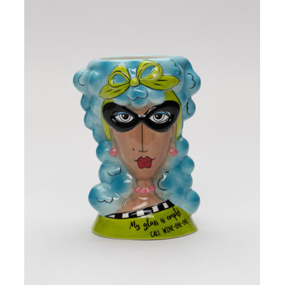 Porte-pinceau à maquillage bleu Dollymama's