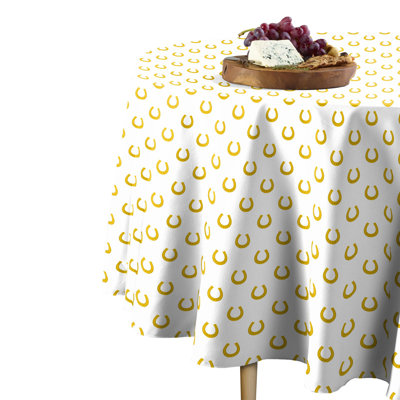 Bryanna Golden Horseshoes Tablecloth
