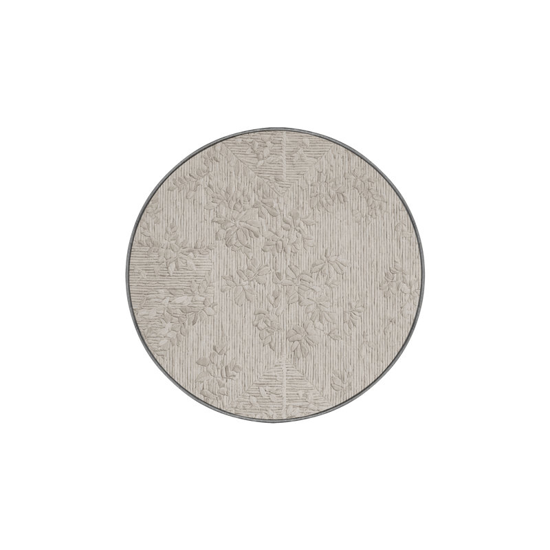 Tapis gris soyeux et moelleux, Rectangle 5 pi x 7 pi