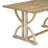 6-Piece Retro Rectangular Dining Table Set-1685954316