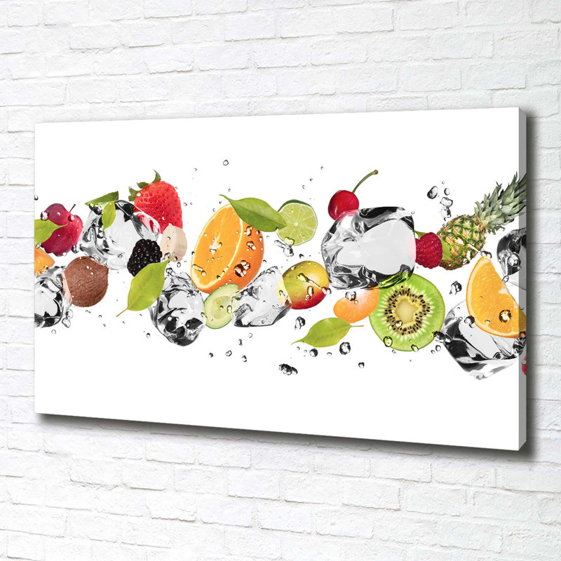 Fruit And Water - Wrapped Canvas Print