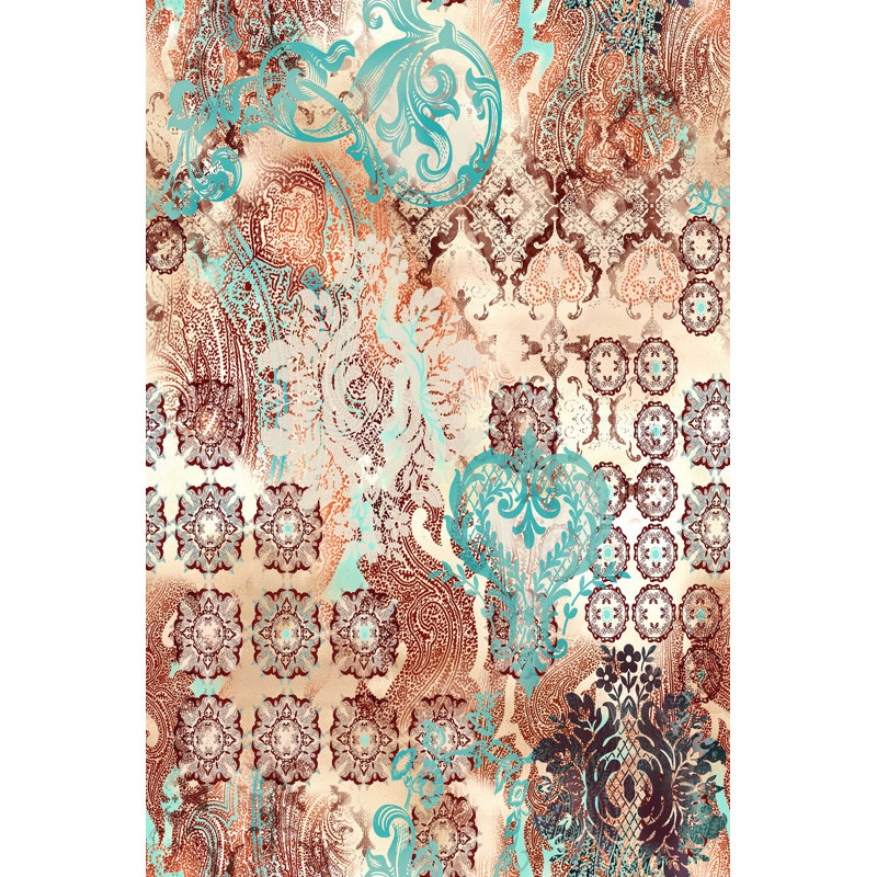 Premium Hall Carpet, 2.6 x 9.8 ft | 100% Polyester, 0.04 in Pile Height | Antibacterial & Non-Slip Underside | Machine Washable, 3D Digital Printing | Durable Woven Design for Living Room & Entryways
