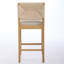 Ensemble de 2 tabourets de bar en rotin de 68,5 cm (27 pouces) de hauteur comptoir avec sièges rembourrés