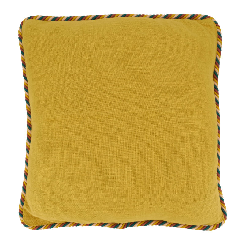 Olivia Collection Cotton Reversible Throw Pillow, Down