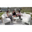 Ensemble de conversation pour patio pour 6 personnes en aluminium avec table-313233746