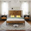 Base de lit avec tête de lit Vivian DELUXE - bois d'acacia-775379059-745207074