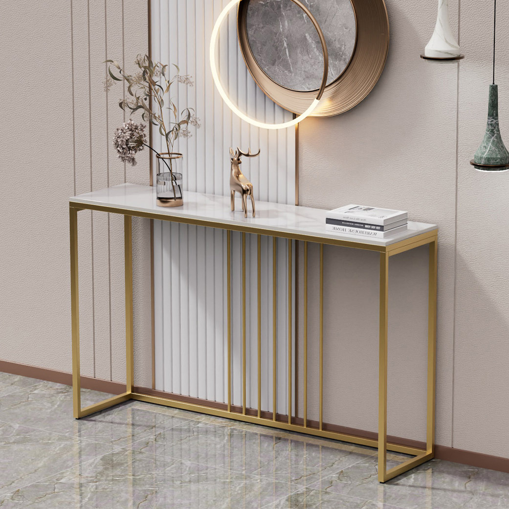 Marble Top Console Table