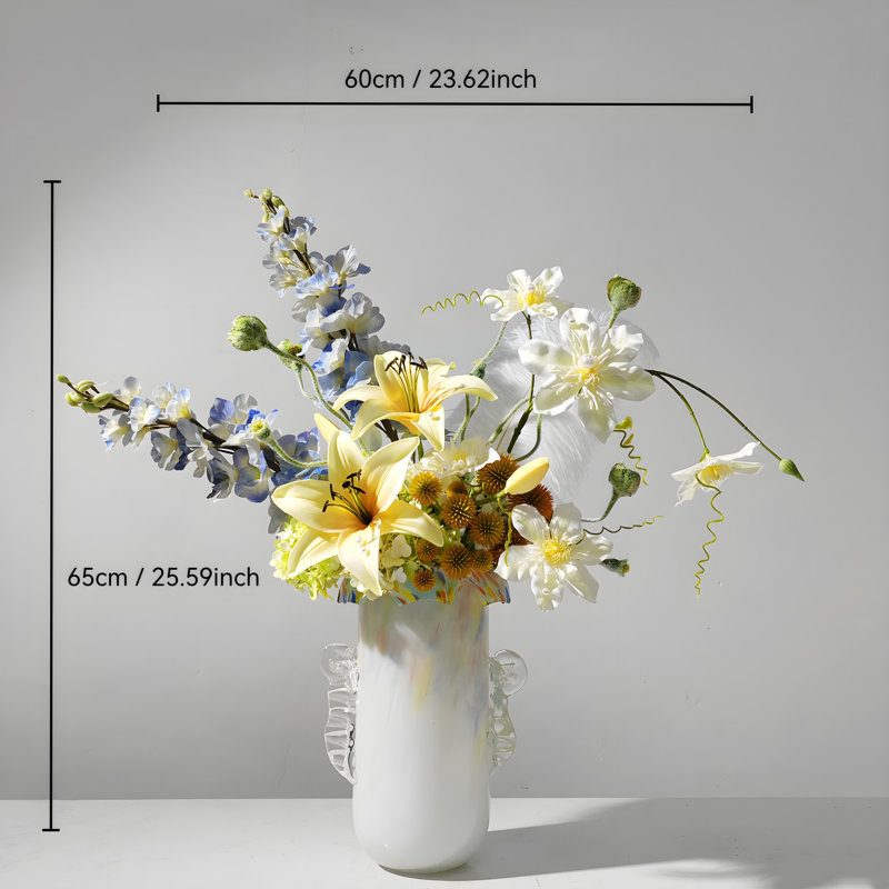 Ornements de fleurs simulées