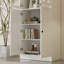86.7'' H X 114.73'' W Book Cabinet Storage Bookcase Set